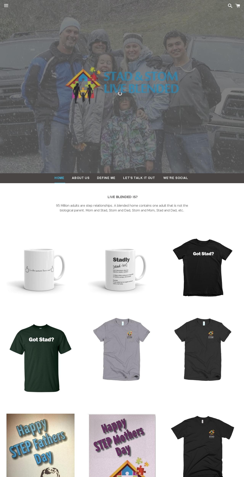 livestadly.com shopify website screenshot