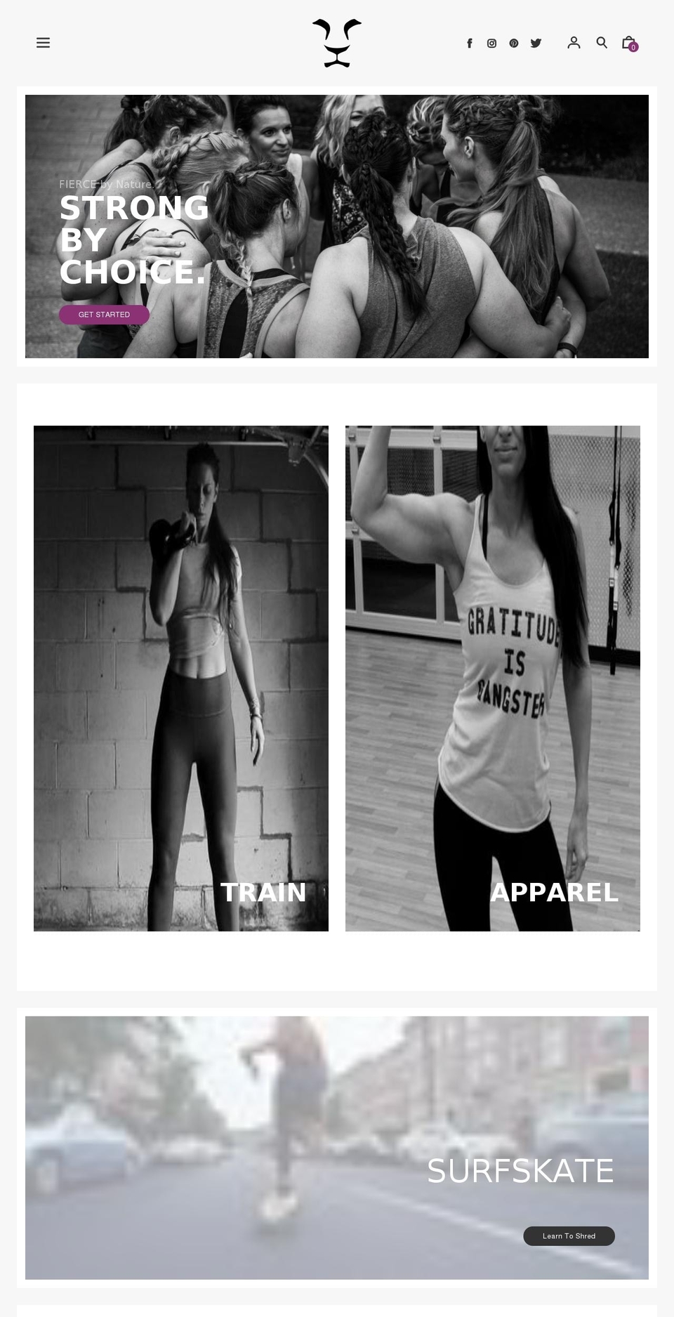 livethepride.com — Shopify storefront screenshot