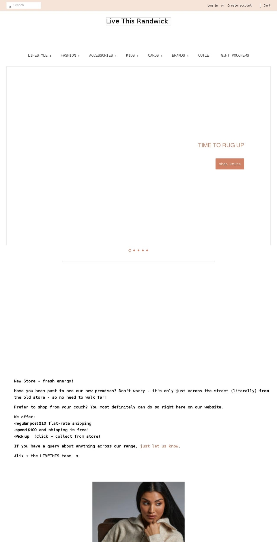 livethis.com.au shopify website screenshot