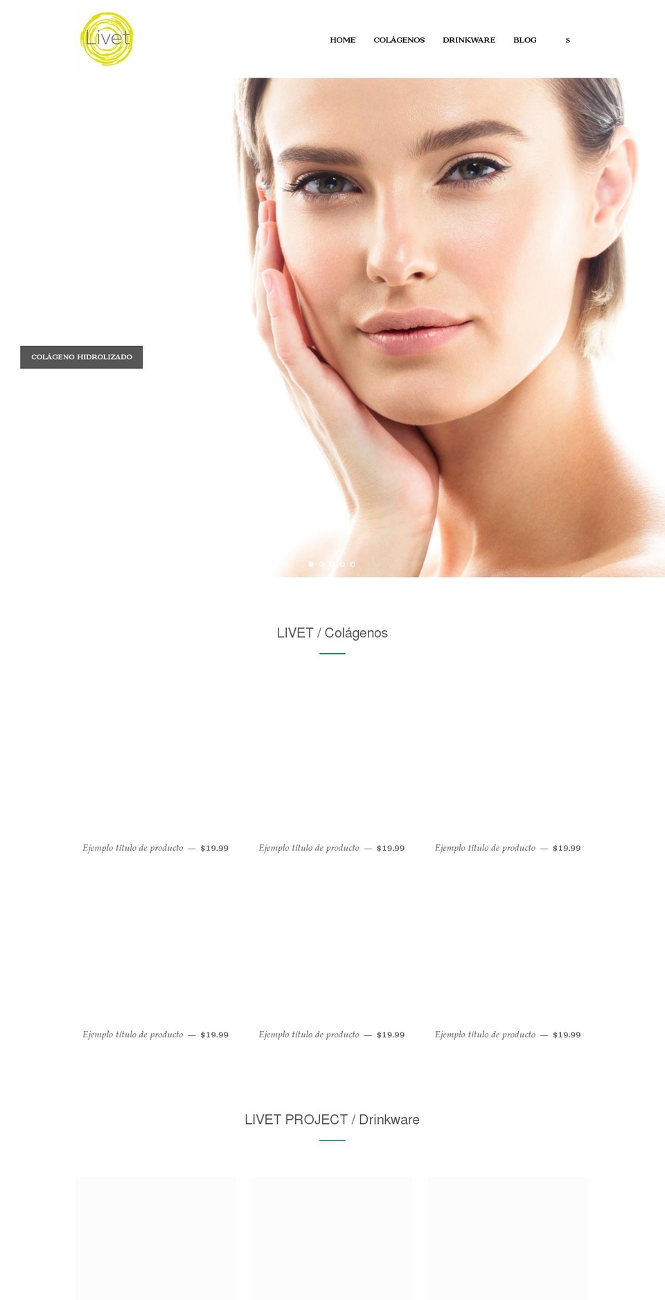 livetpro.com shopify website screenshot