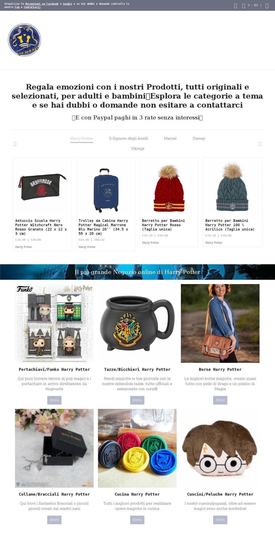 Amsterdam Shopify theme site example liveyourkids.com