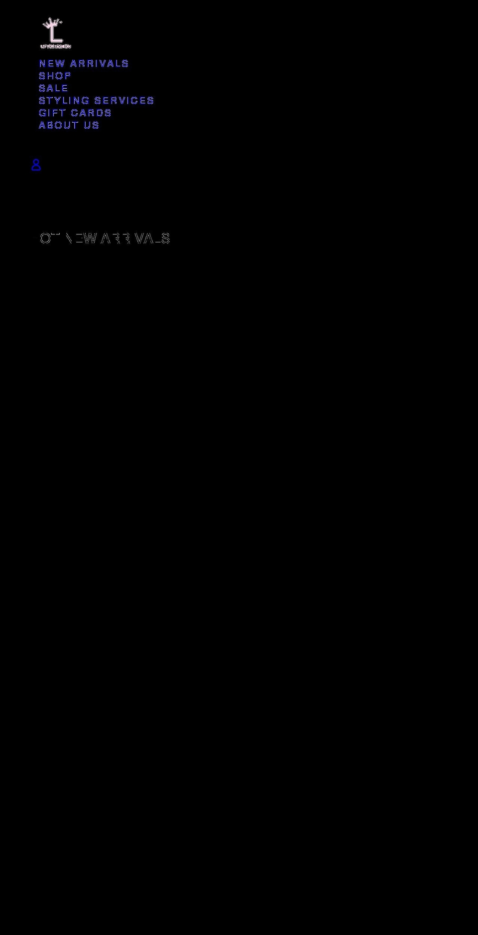 livforfashion.net shopify website screenshot