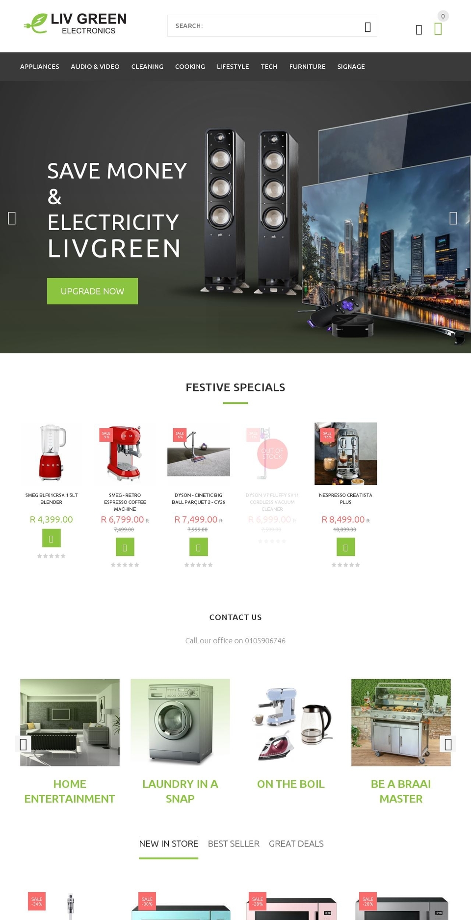 install-me-yourstore-v2-1-9 Shopify theme site example livgreen.co.za
