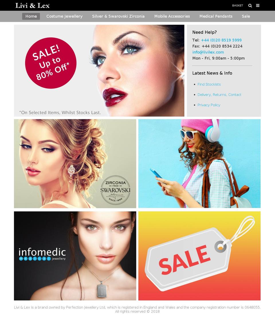 latest-shop-theme-30thjune2017 Shopify theme site example livilex.com