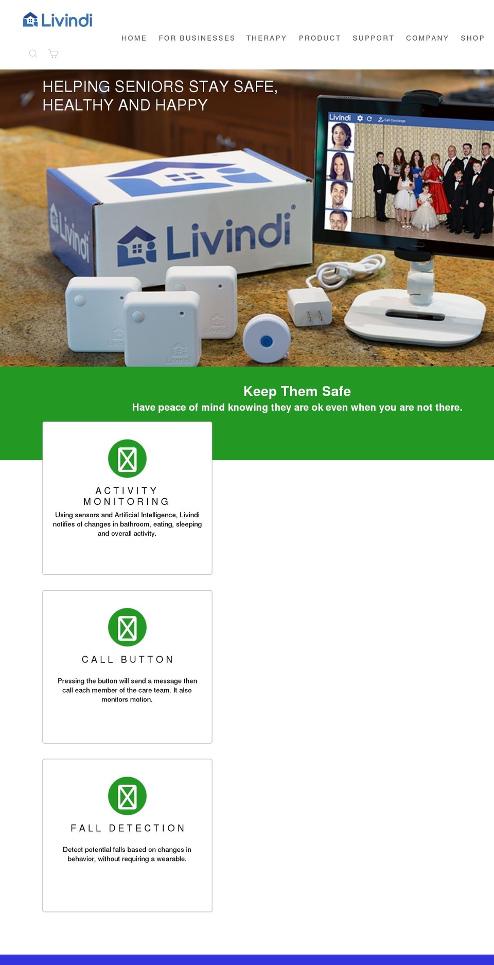 livindi.com shopify website screenshot
