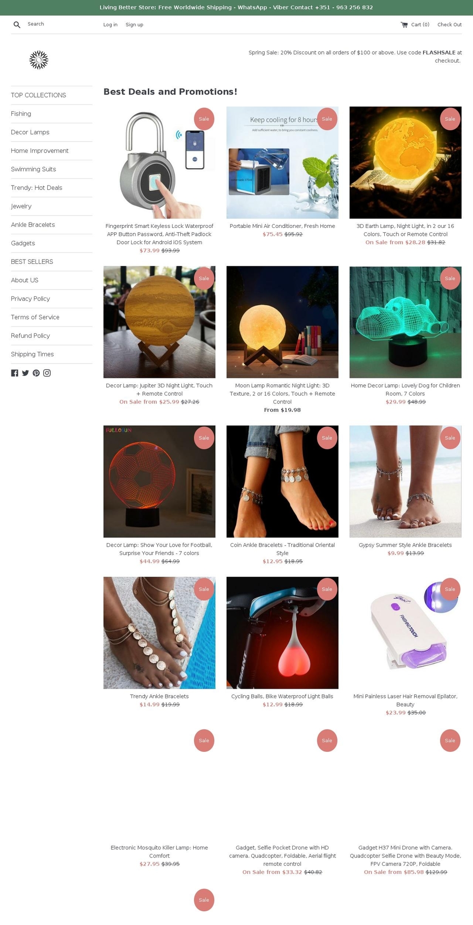 livingbetterstore.com — Shopify storefront screenshot