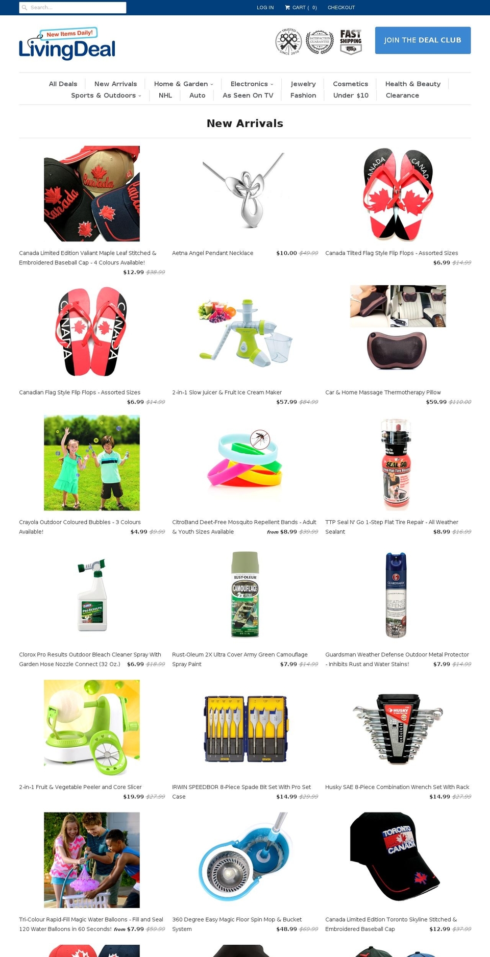 livingdeal.com shopify website screenshot