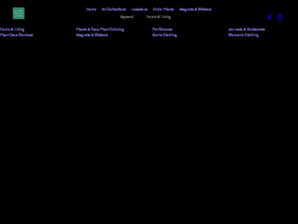 livingdecorstore.com shopify website screenshot