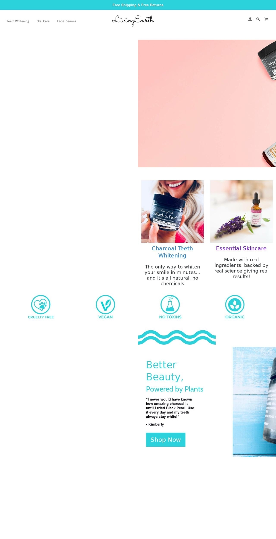 livingearthclay.com — Shopify storefront screenshot
