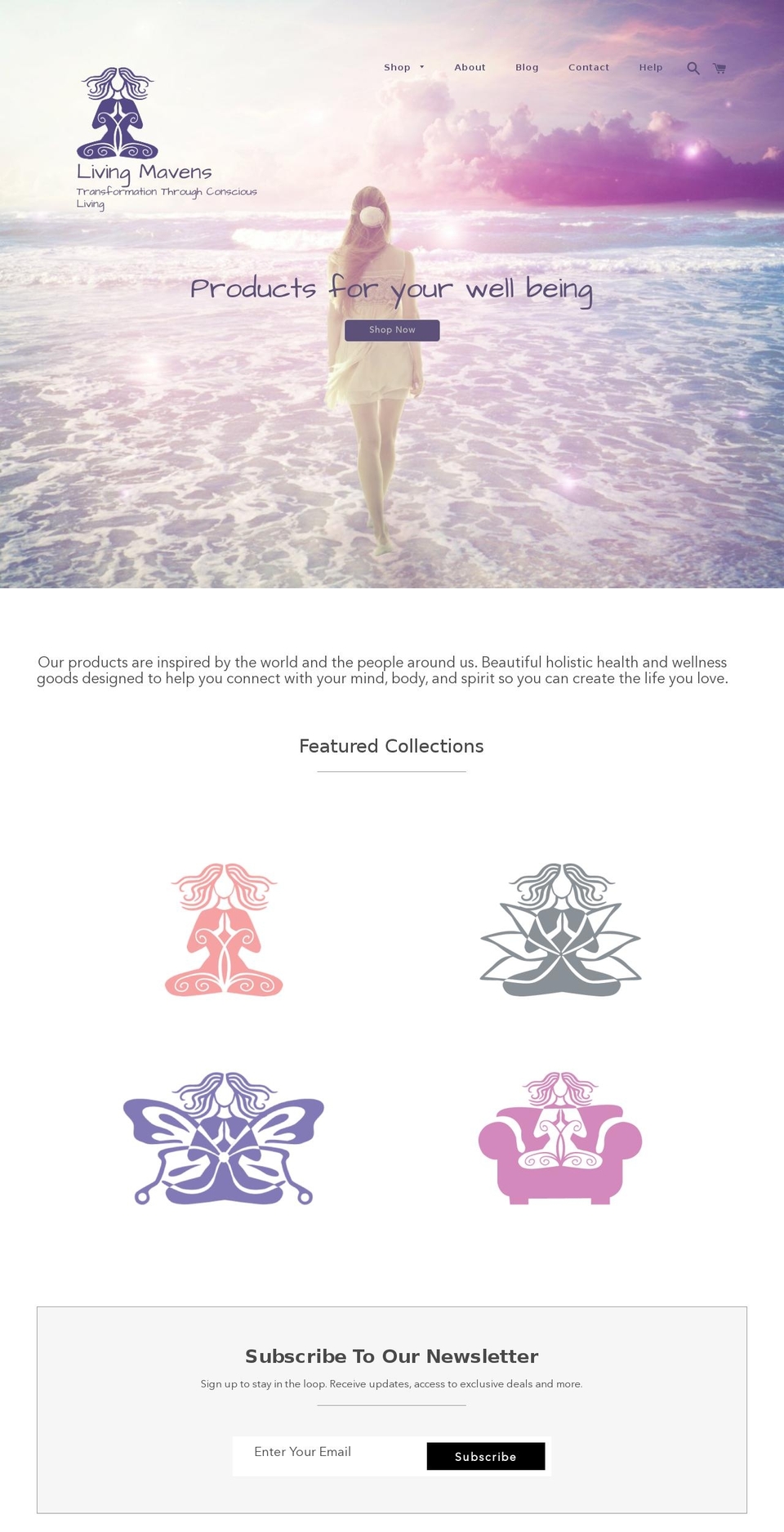 livingmavens.com — Shopify storefront screenshot