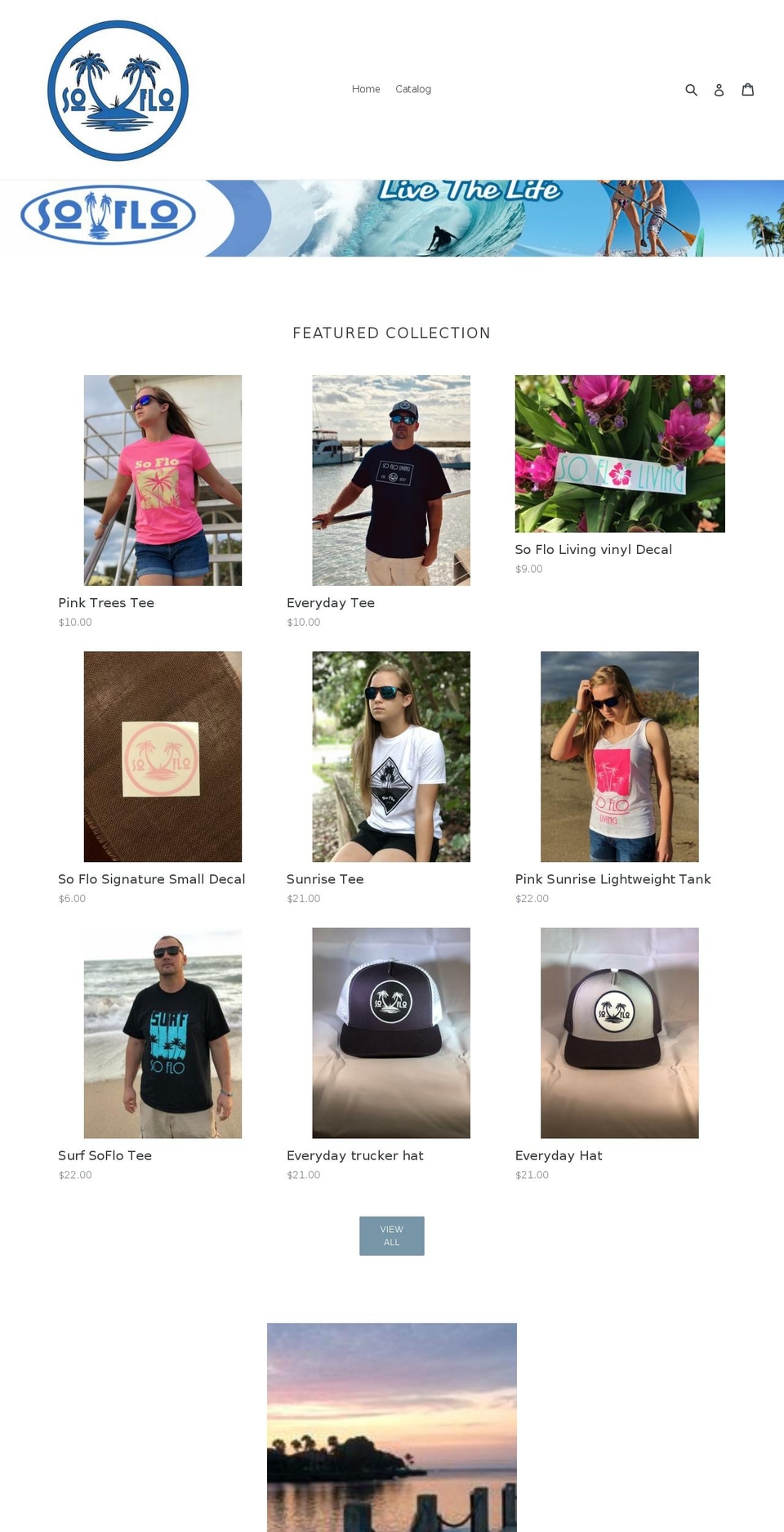 livingthesoflo.com — Shopify storefront screenshot
