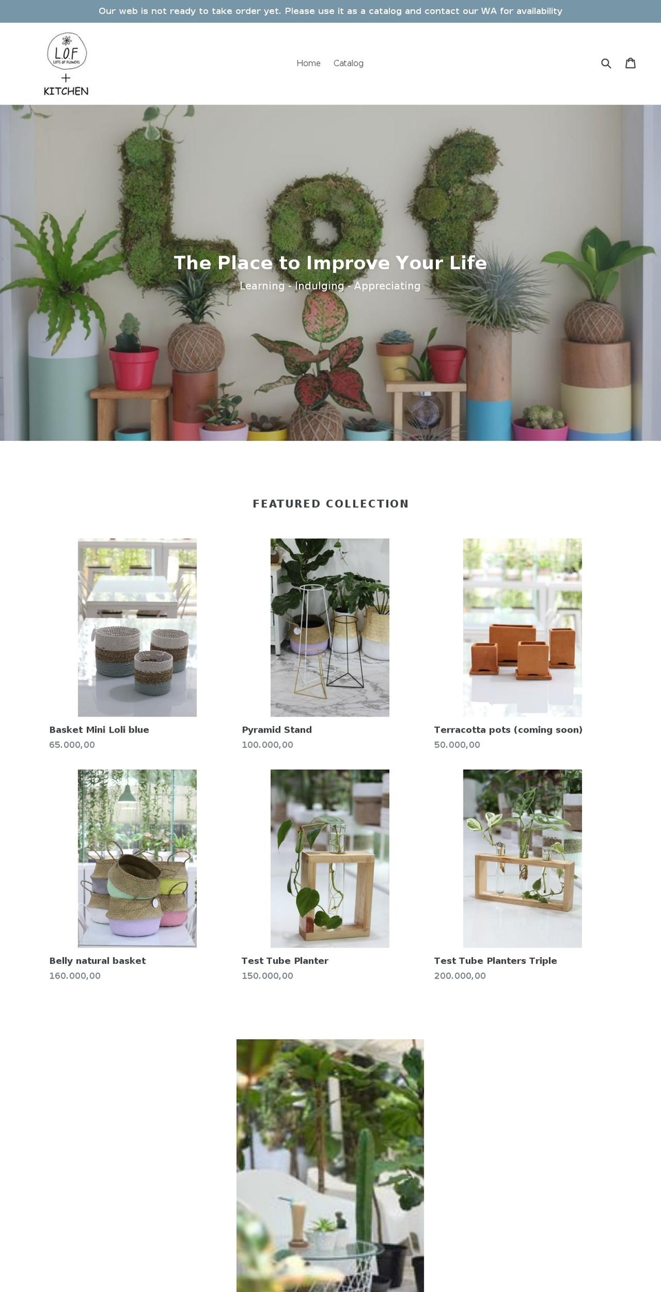 livingwithlof.com — Shopify storefront screenshot