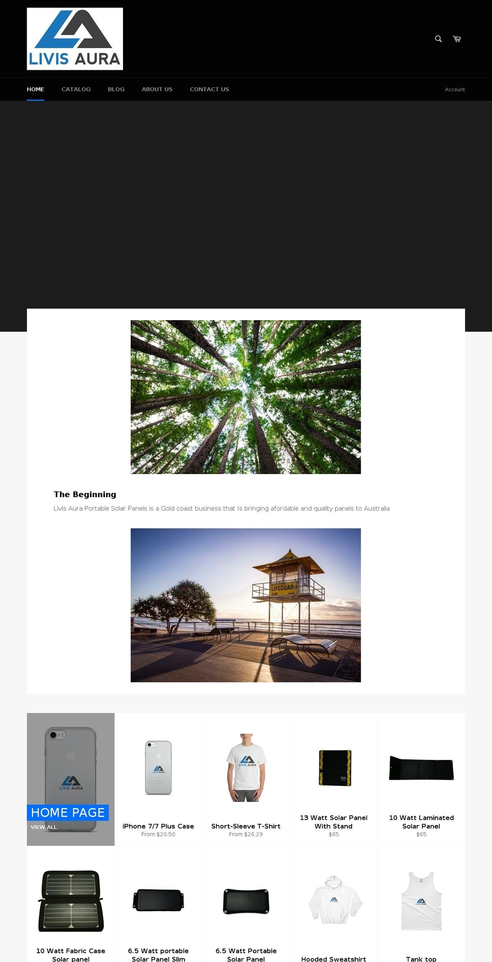 livisaura.com — Shopify storefront screenshot