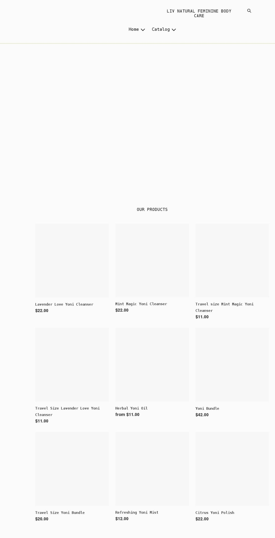 livnatural.ca shopify website screenshot