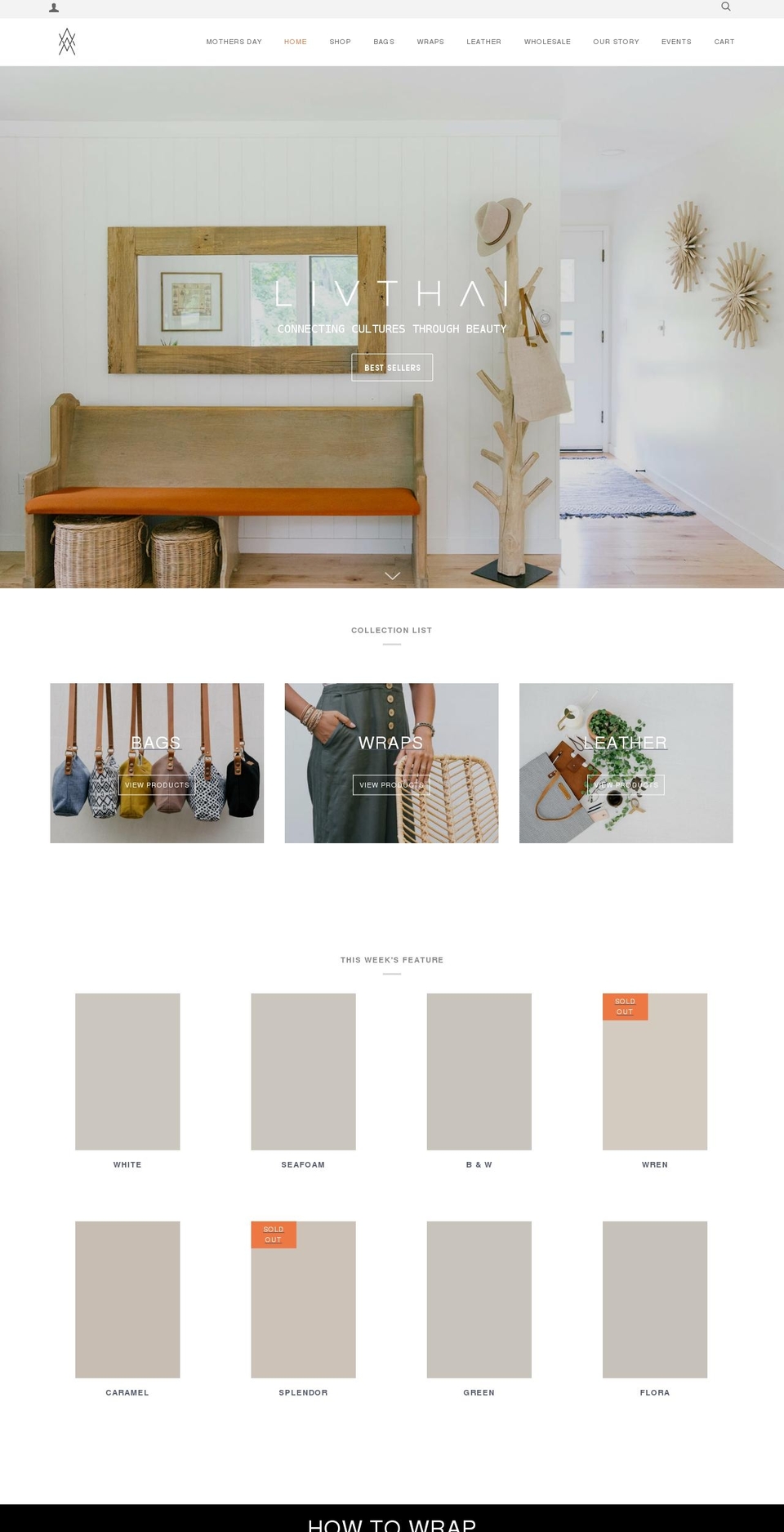 livthai.com shopify website screenshot