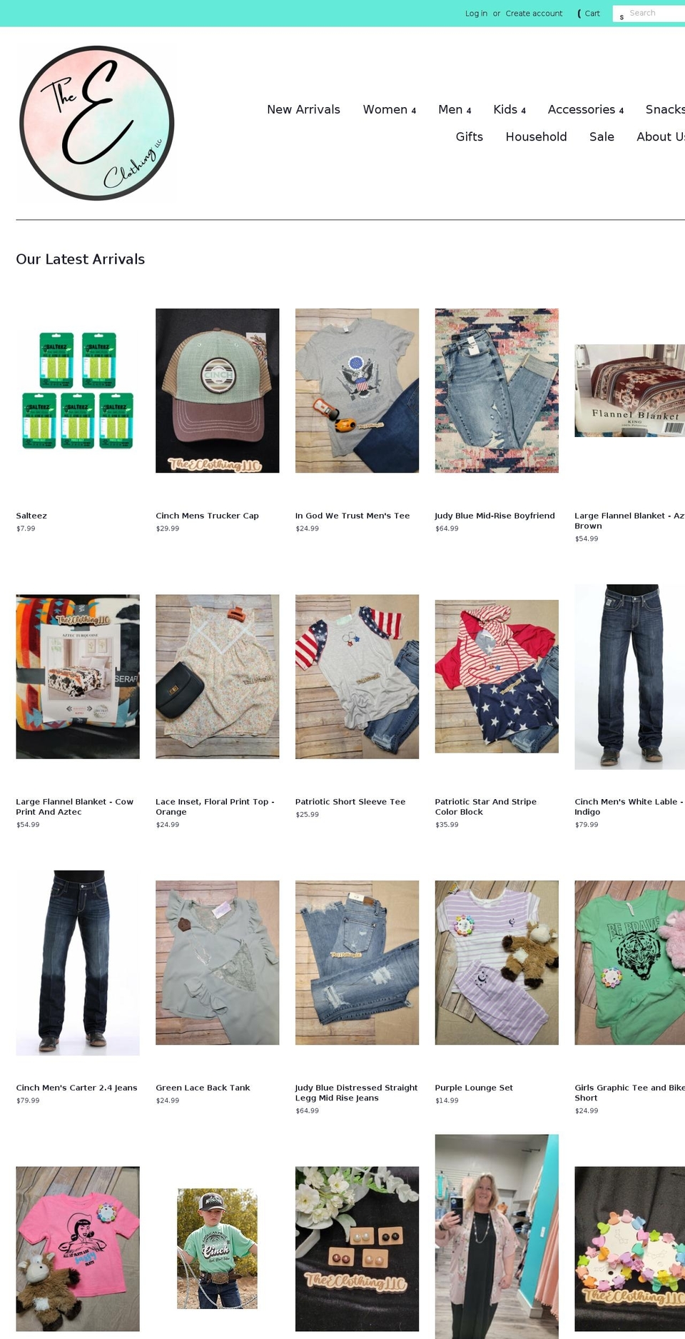 livviasboutique.com — Shopify storefront screenshot