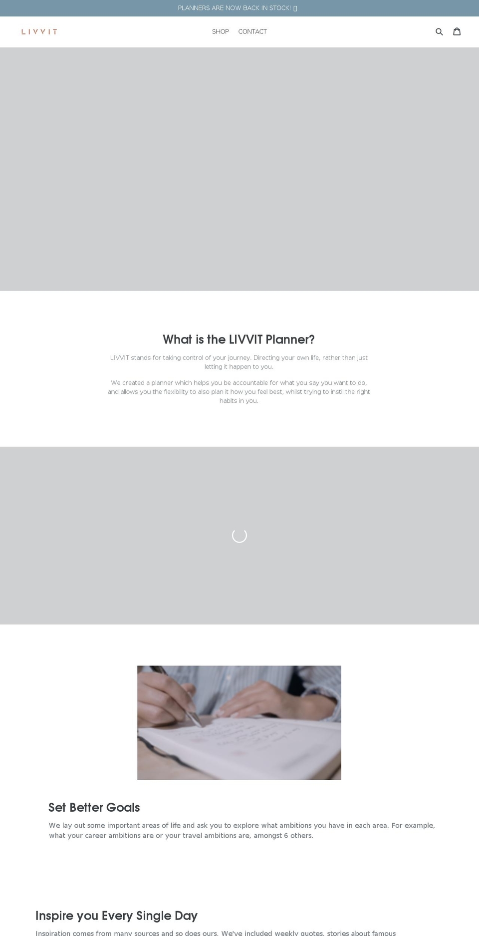 livvit.com — Shopify storefront screenshot