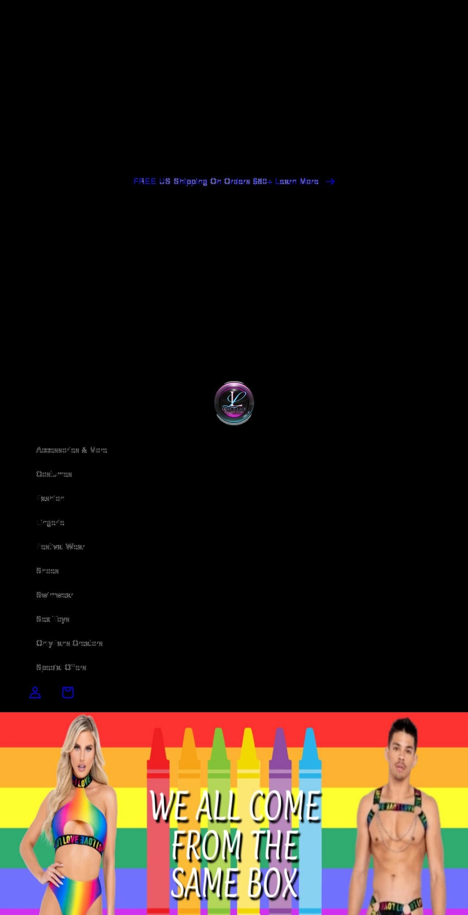 lixxxnlace.com shopify website screenshot