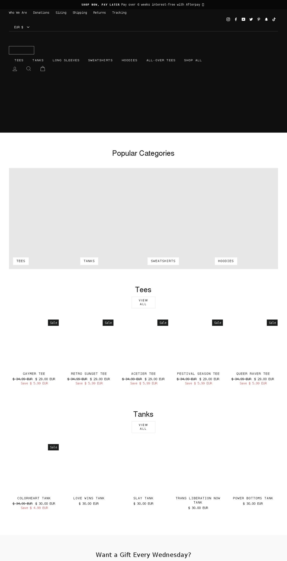 lizellen.com shopify website screenshot