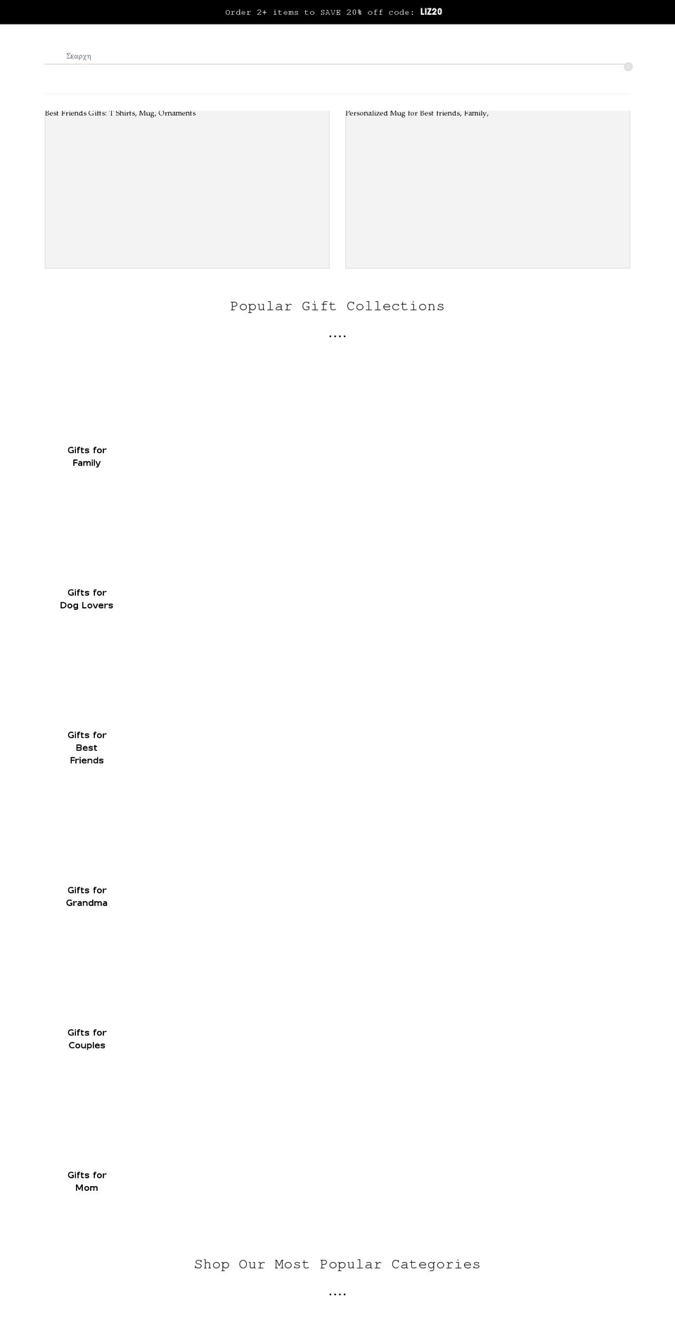 lizger.com shopify website screenshot