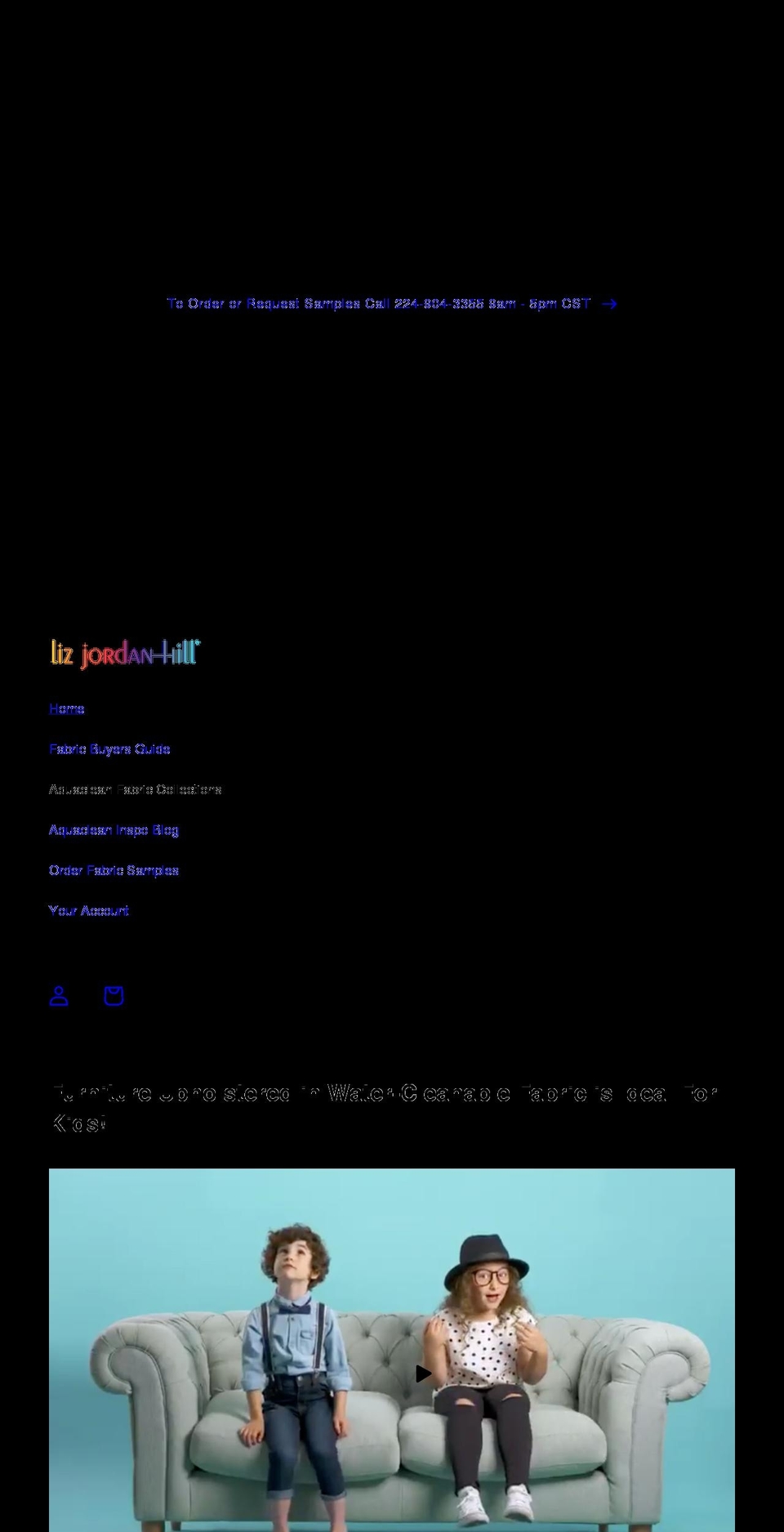 lizjordanhill.com shopify website screenshot
