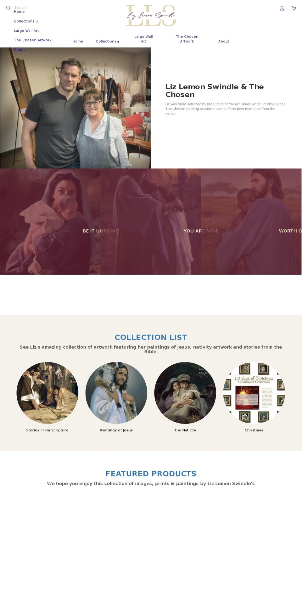 lizlemonswindle.com shopify website screenshot