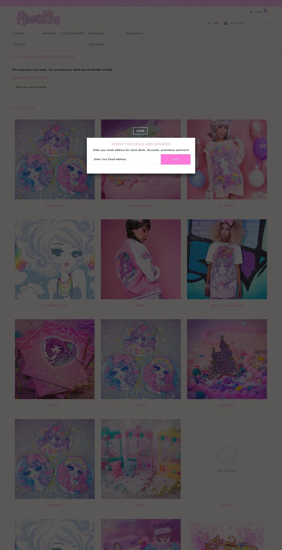 lizlorini.com — Shopify storefront screenshot