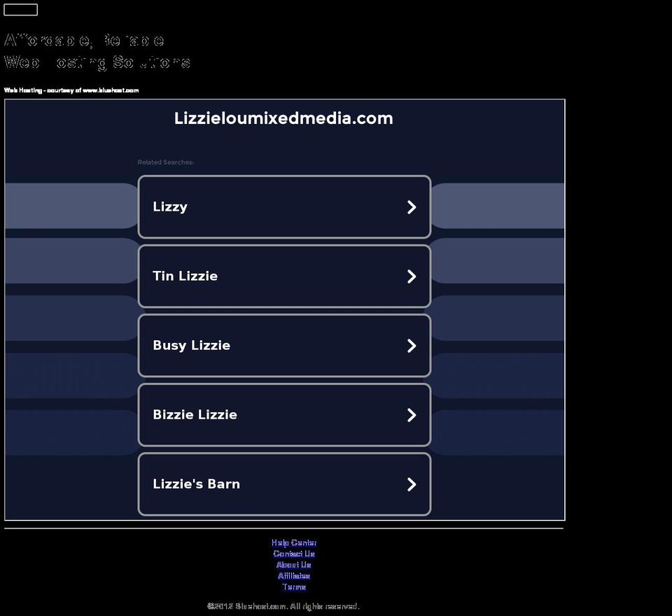 lizzieloumixedmedia.com — Shopify storefront screenshot