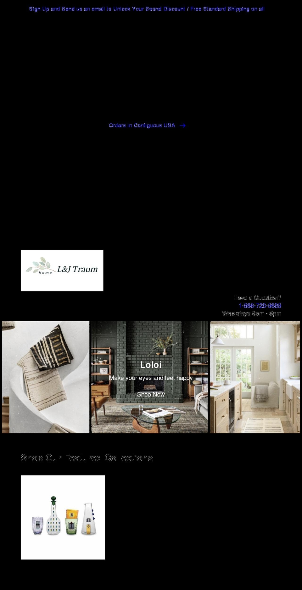 charlotte Shopify theme site example ljtraumhome.com