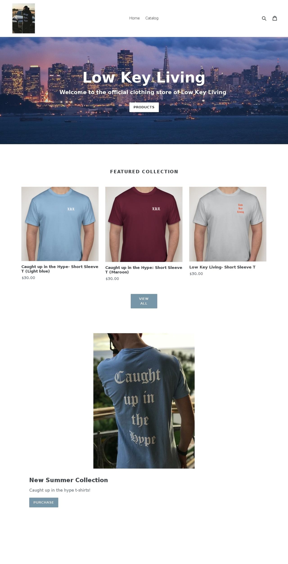 lkl-lowkeyliving.com — Shopify storefront screenshot