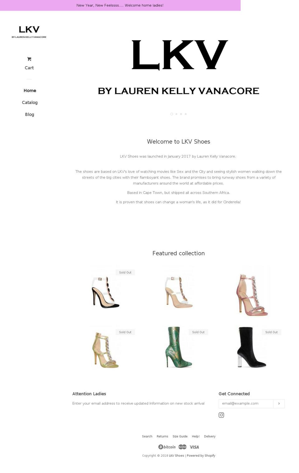 lkvshoes.com — Shopify storefront screenshot