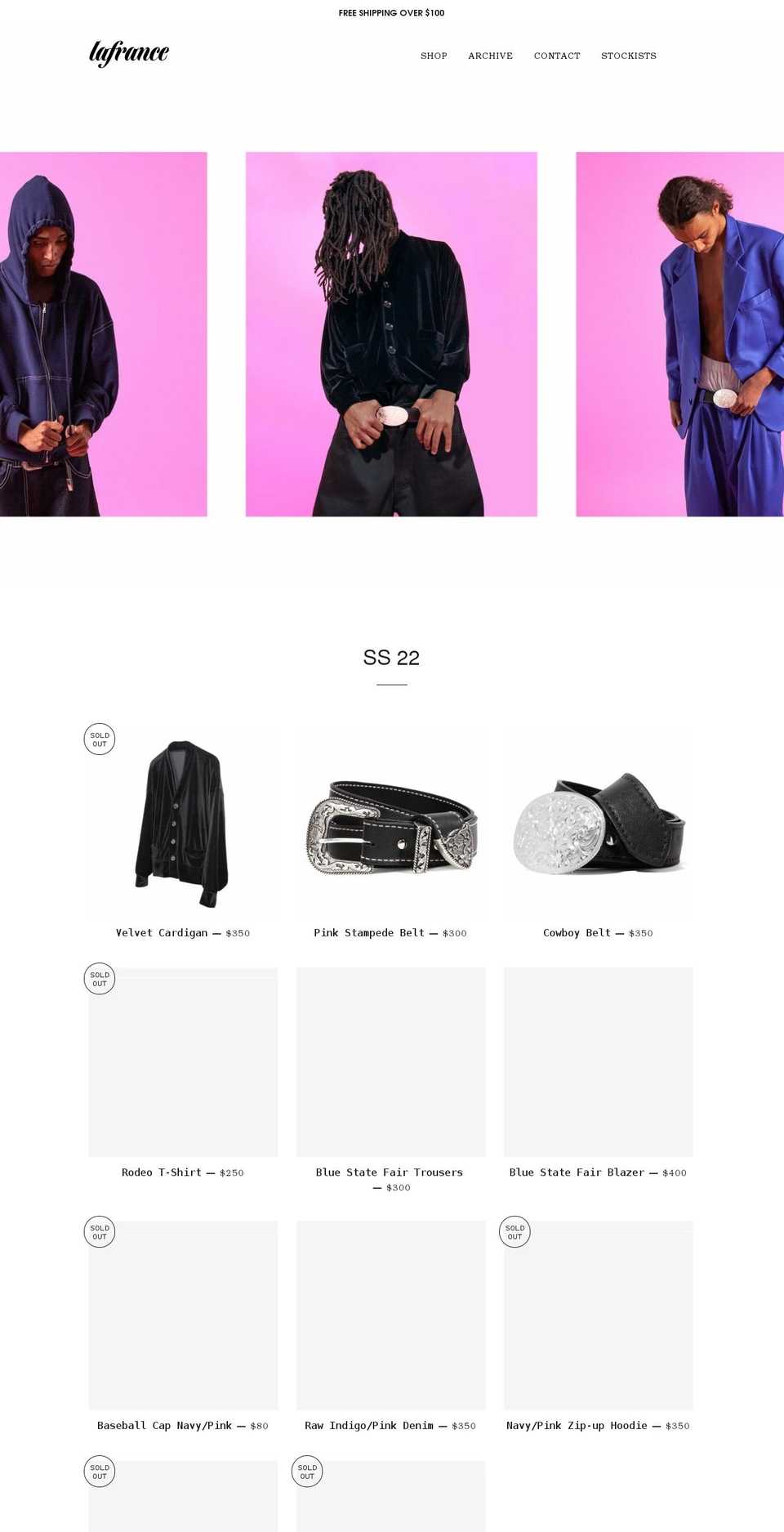 llafrance.com shopify website screenshot