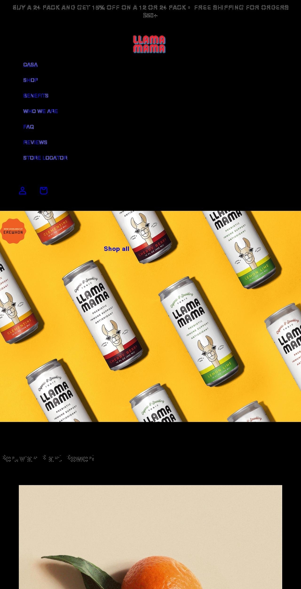 llamamamaworld.com shopify website screenshot