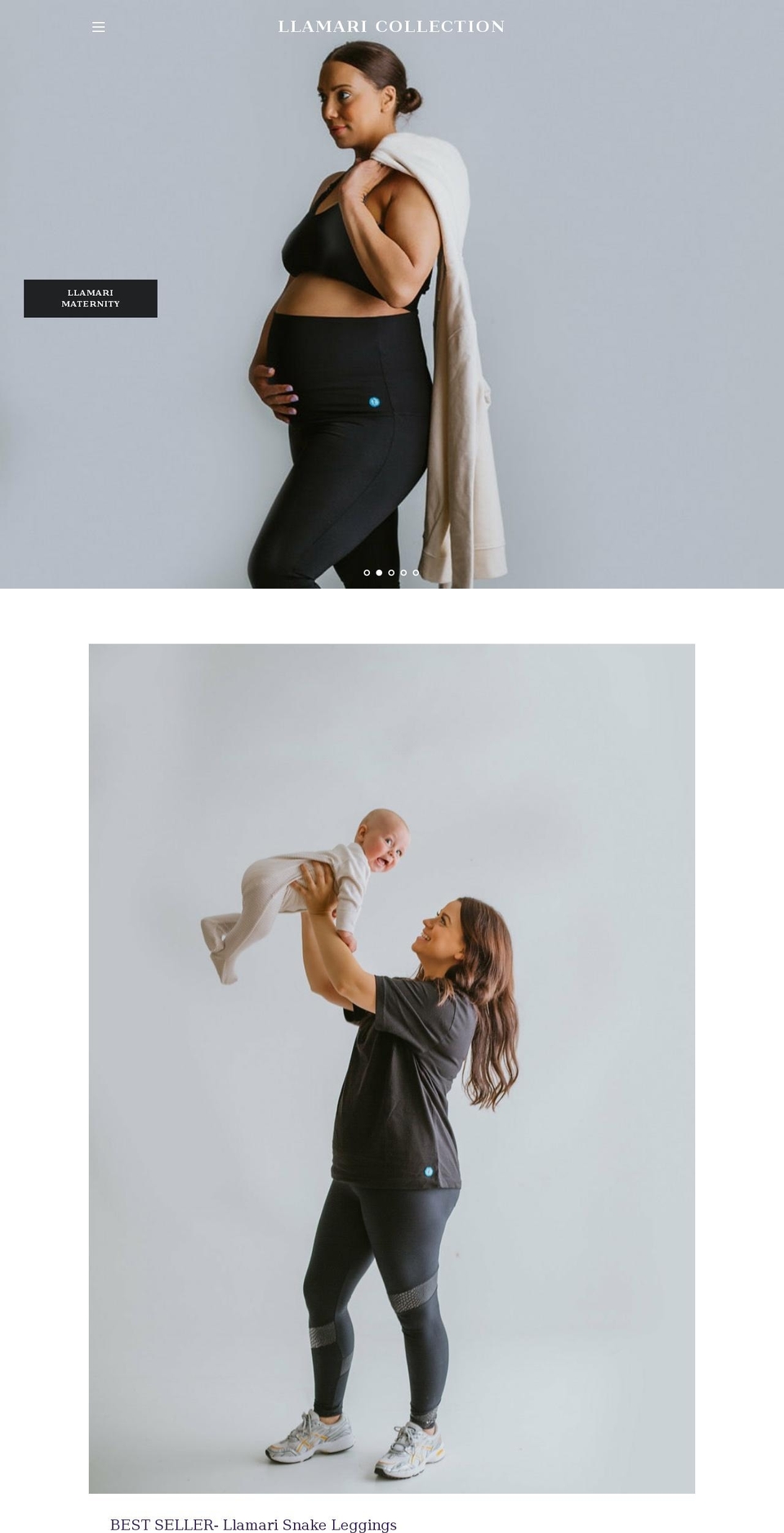 llamaricollection.com shopify website screenshot