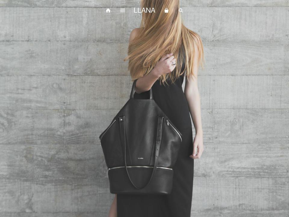 llana.com shopify website screenshot