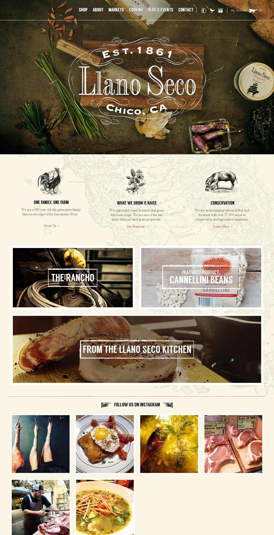 llanoseco.com shopify website screenshot