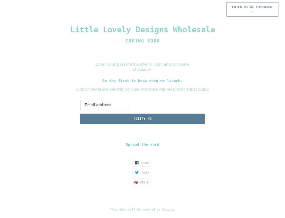 lldwholesale.com shopify website screenshot