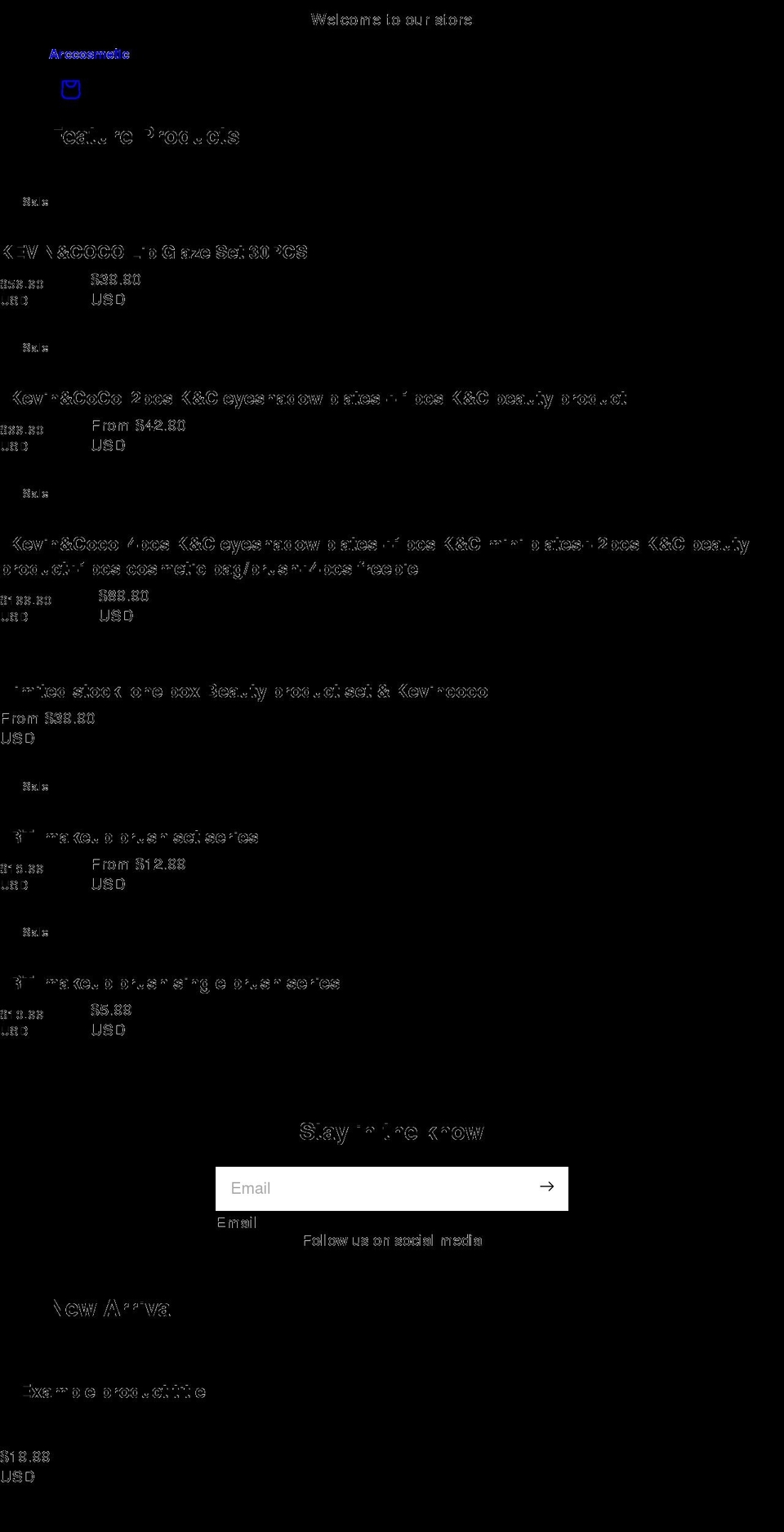 lleana.com shopify website screenshot