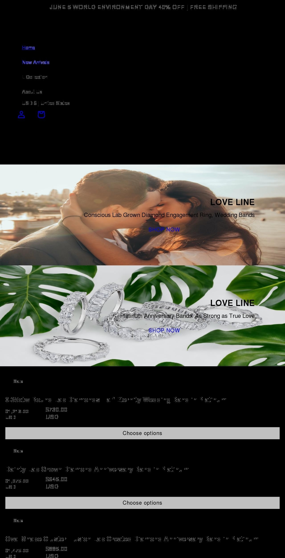 lline.shop shopify website screenshot