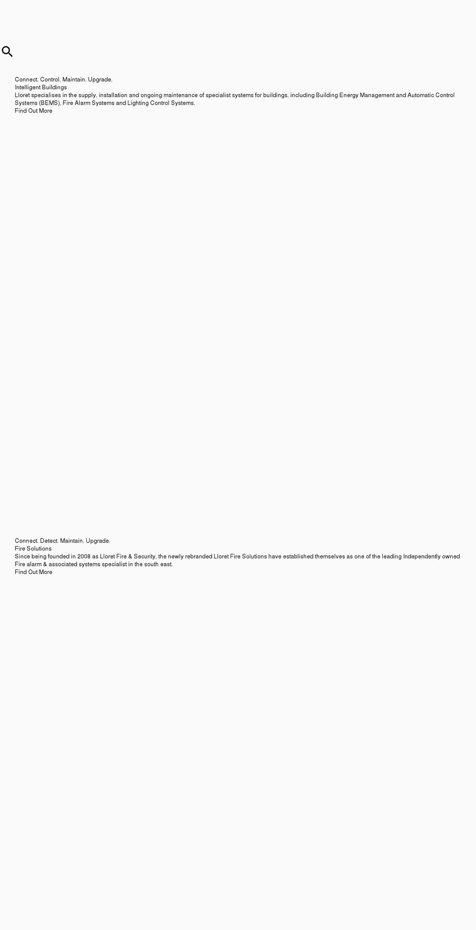 lloret.co.uk shopify website screenshot