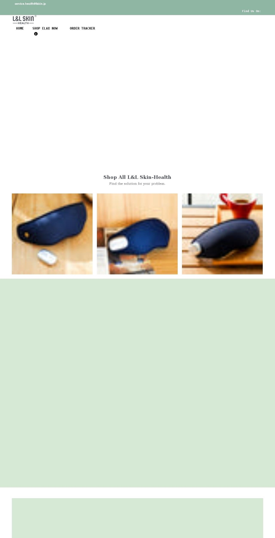 llskinhealth.com shopify website screenshot