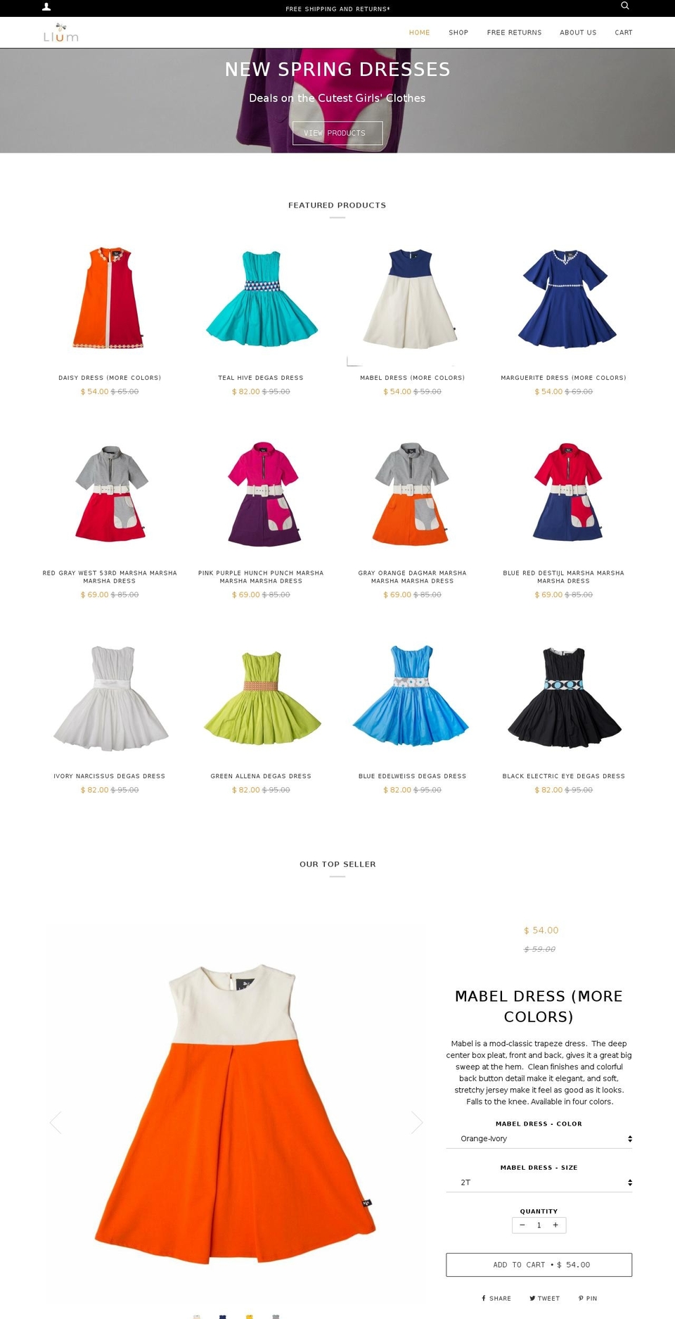 llum.com shopify website screenshot