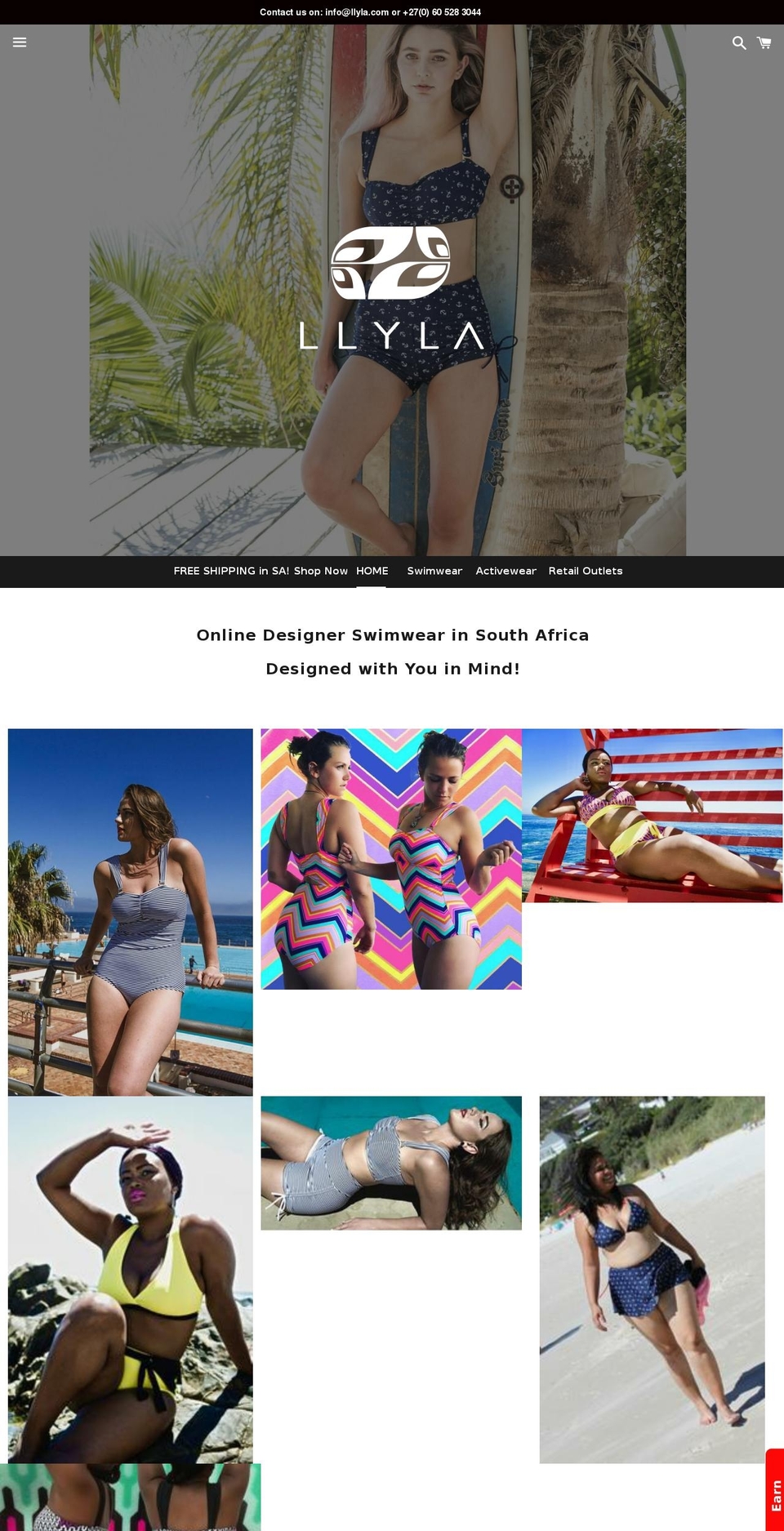 llyla.com — Shopify storefront screenshot