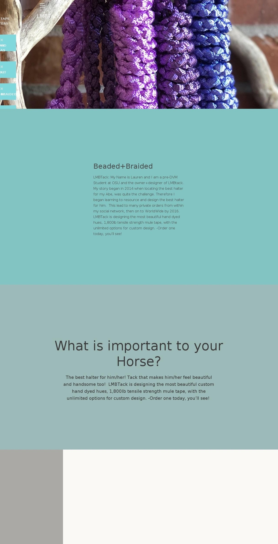 lmbtack.com — Shopify storefront screenshot