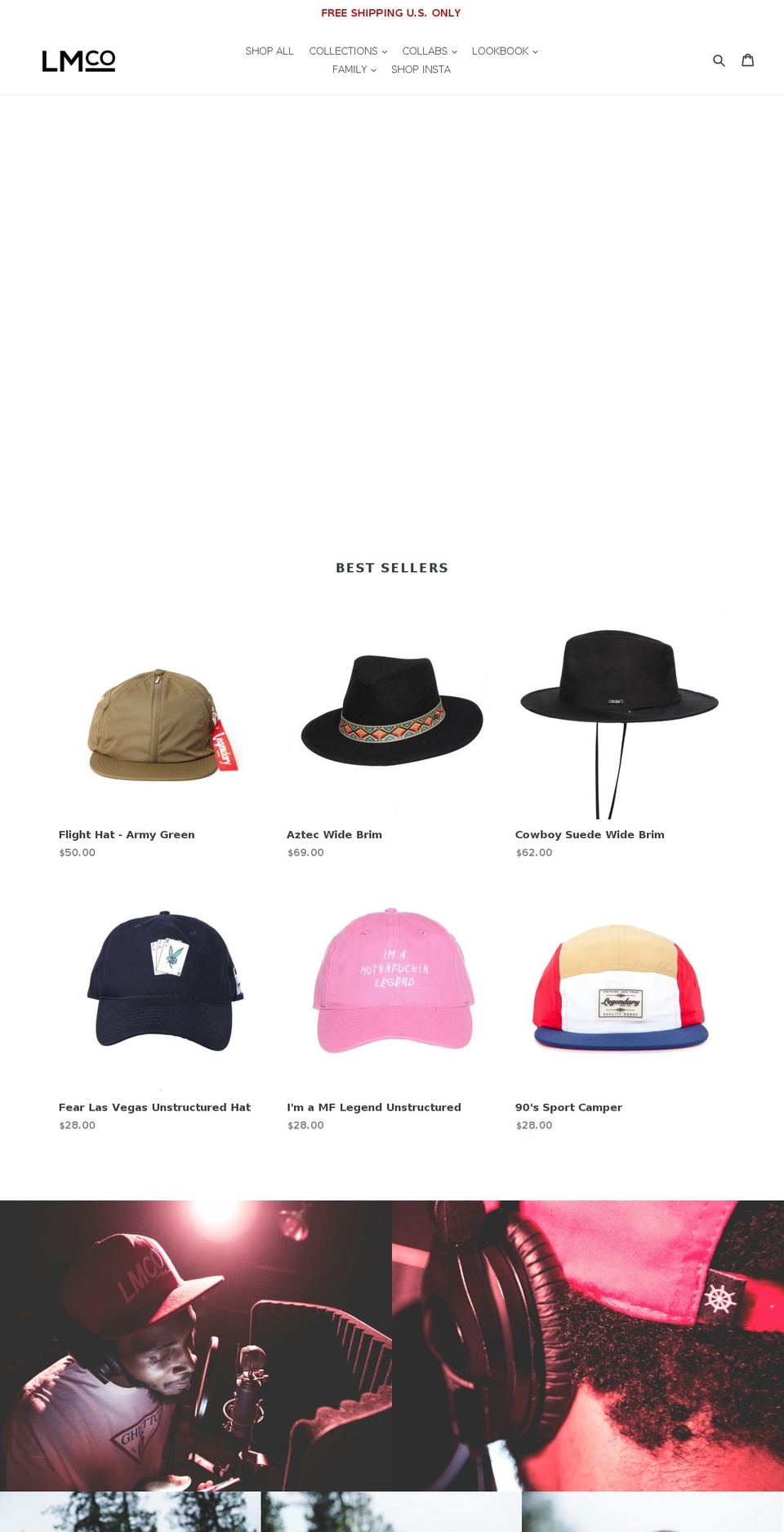 lmcoshop.com — Shopify storefront screenshot