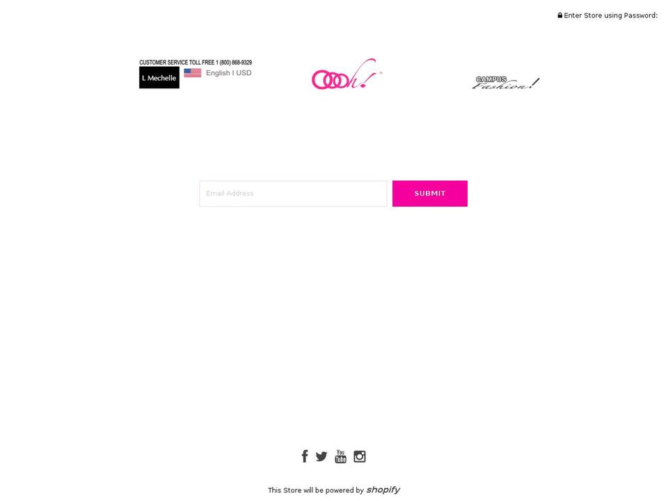 lmechelle.com shopify website screenshot