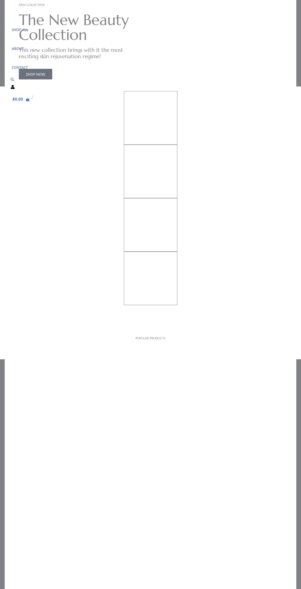 lmskinshop.com — Shopify storefront screenshot