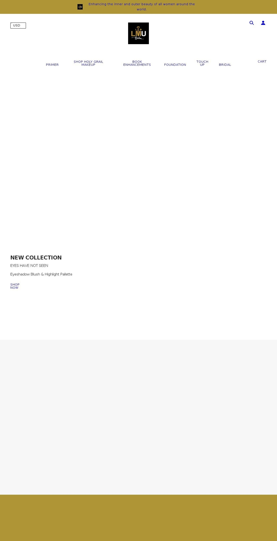lmuartist.com shopify website screenshot