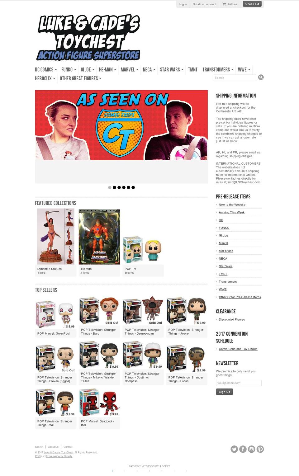 lnctoychest.com shopify website screenshot