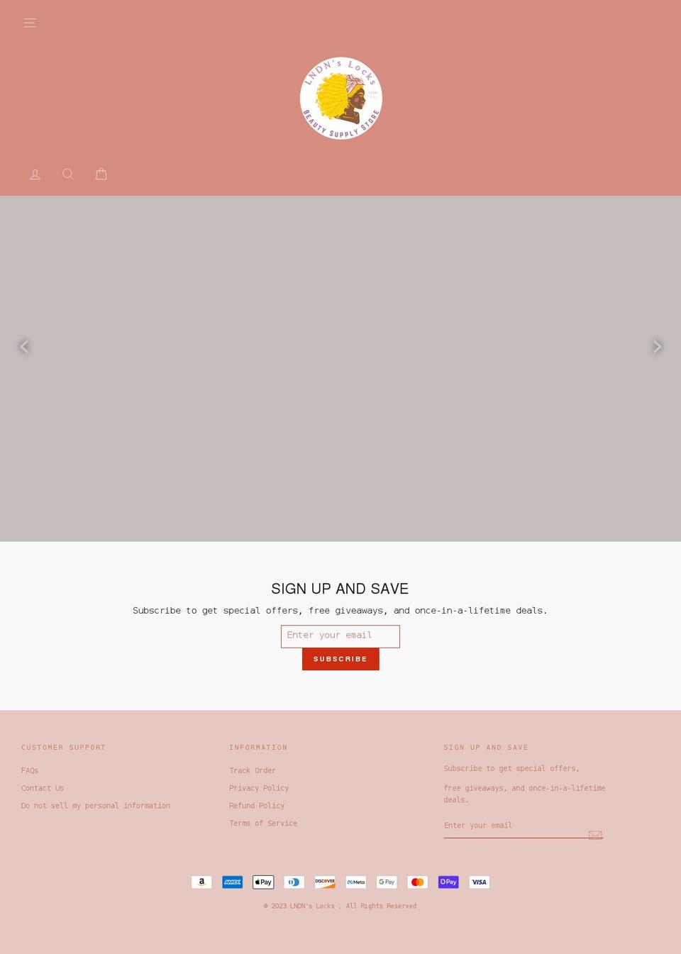 lndnslocks.com shopify website screenshot